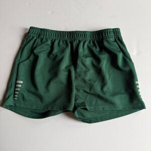 SHEIN Green Athletic Reflective Running Shorts - Men's MMedium